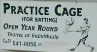 Practice Cage